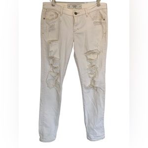Abercrombie & Fitch Perfect Stretch Jean Cream Size 27